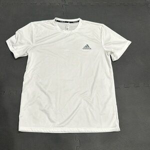 ADIDAS size large white climalite tee